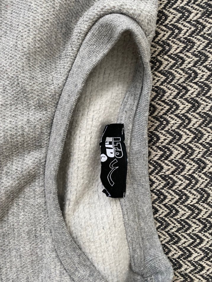 Gri Kadın Salaş Sweatshirt 2 li satış isteğe göre tek de olur - Görsel 2