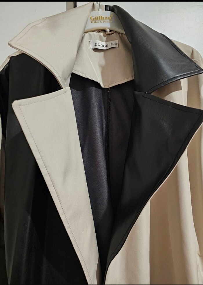 Deri Trençkot - Görsel 4