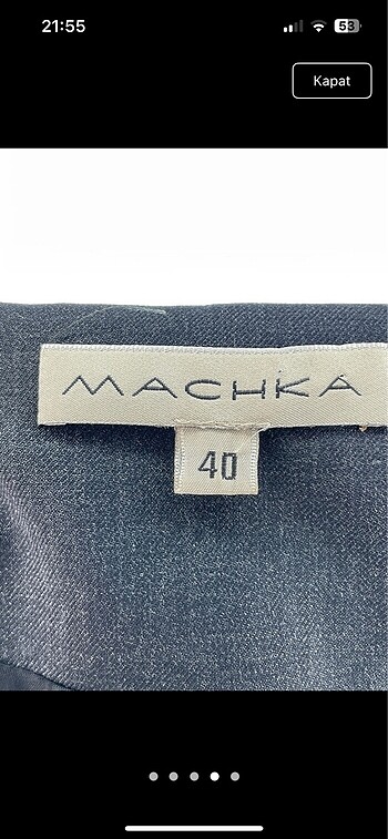 Machka klasik etek ceket takım - Görsel 4