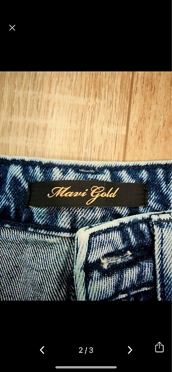 Mavi mom jean - Görsel 2