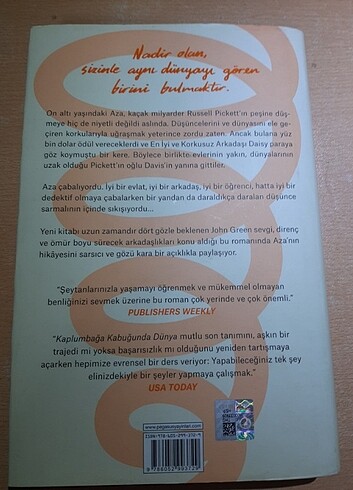 Kaplumbağa Kabuğunda Dünya - John Green