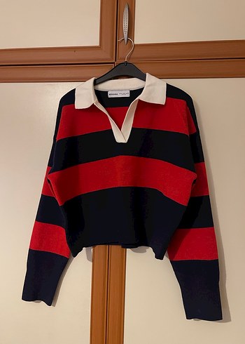 polo yaka bershka kazak