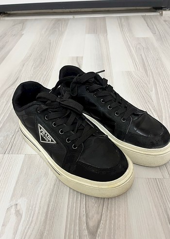 Prada Siyah Platform Kadın Spor Ayakkabı