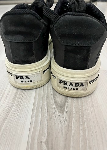 38 Beden Prada Siyah Platform Kadın Spor Ayakkabı