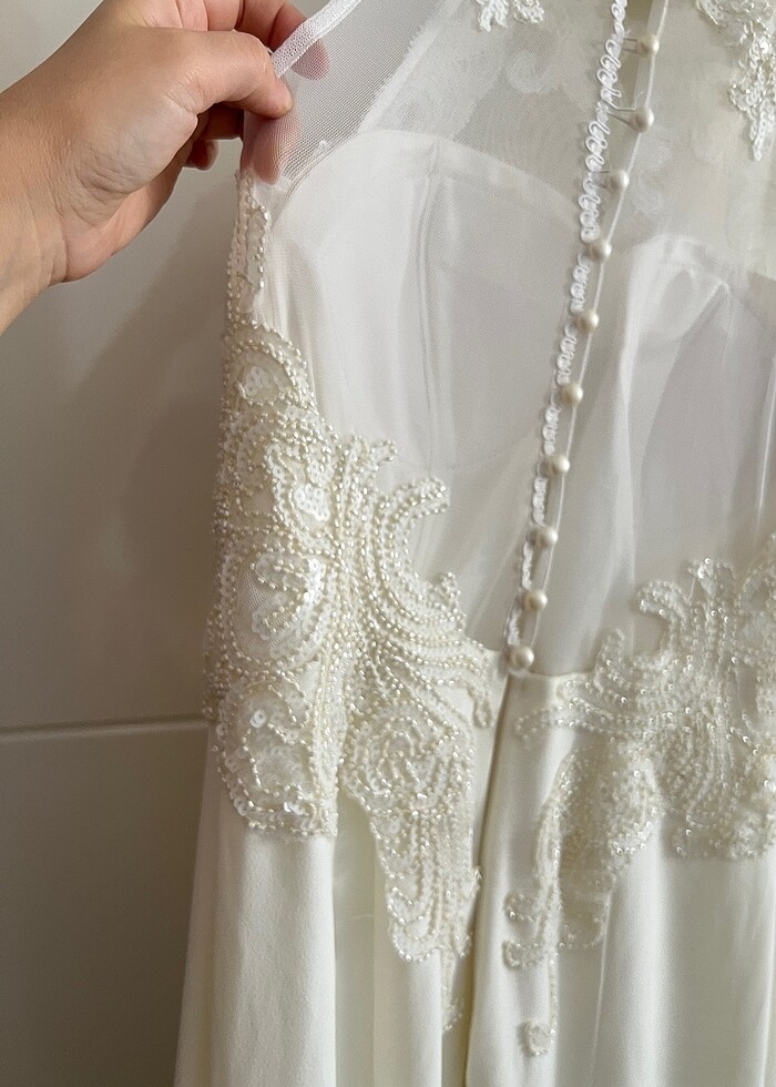 Kullanılmadı nikah ve düğün içinde giyilebilir - Görsel 2