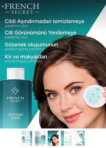 French Secret Glikolik Asit Tonik 200 ml - Görsel 4