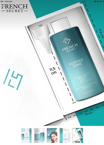French Secret Glikolik Asit Tonik 200 ml - Görsel 2