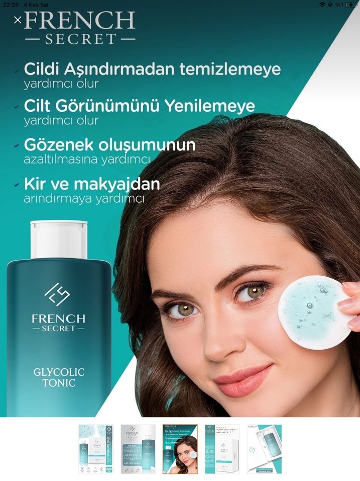 French Secret Glikolik Asit Tonik 200 ml - Görsel 4