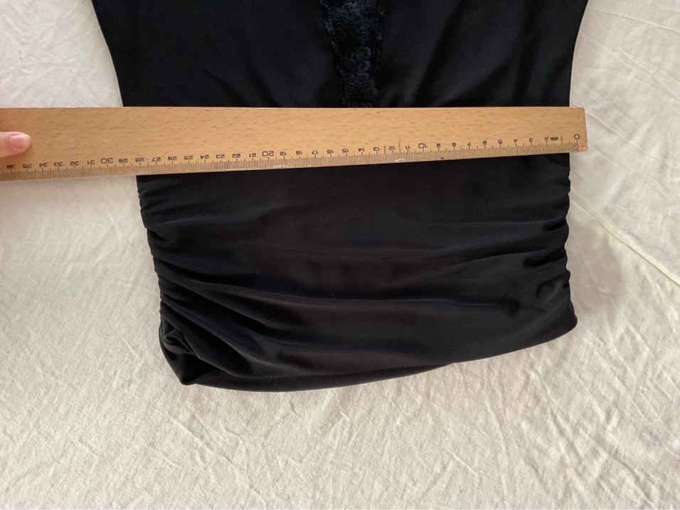 Siyah Gotik Dantelli Bluz Üst - Görsel 3