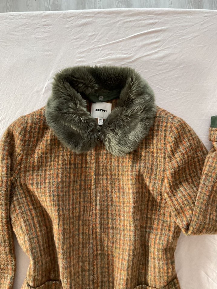 Kürklü Manto Kaban - Görsel 2