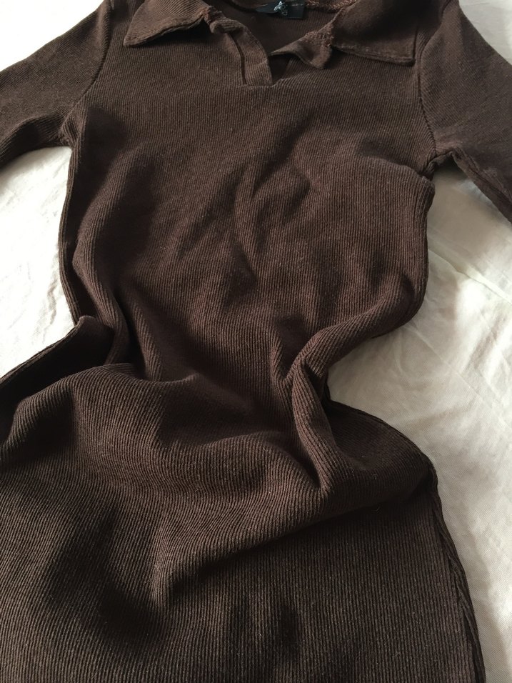 Y2K Tişört Üst / Dar Mini Elbise - Görsel 2