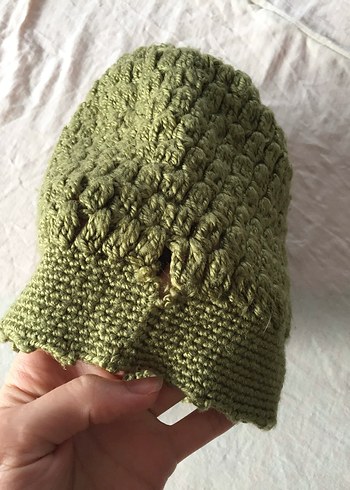 Fairycore Örgü Ressam Bere/Şapka - Görsel 3