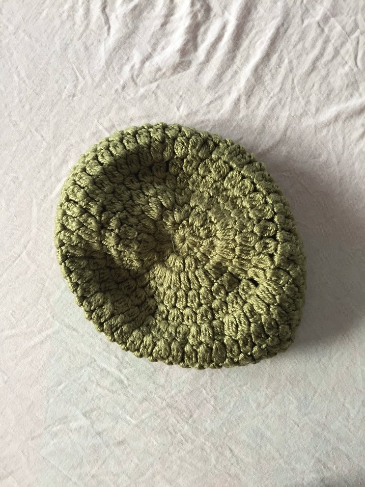 Fairycore Örgü Ressam Bere/Şapka - Görsel 4