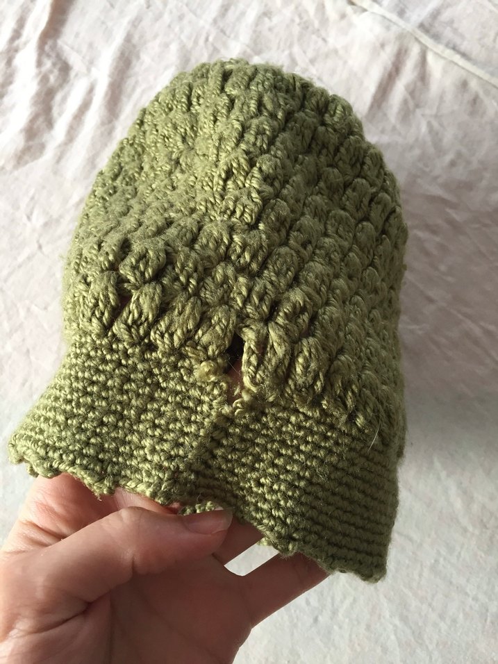 Fairycore Örgü Ressam Bere/Şapka - Görsel 3