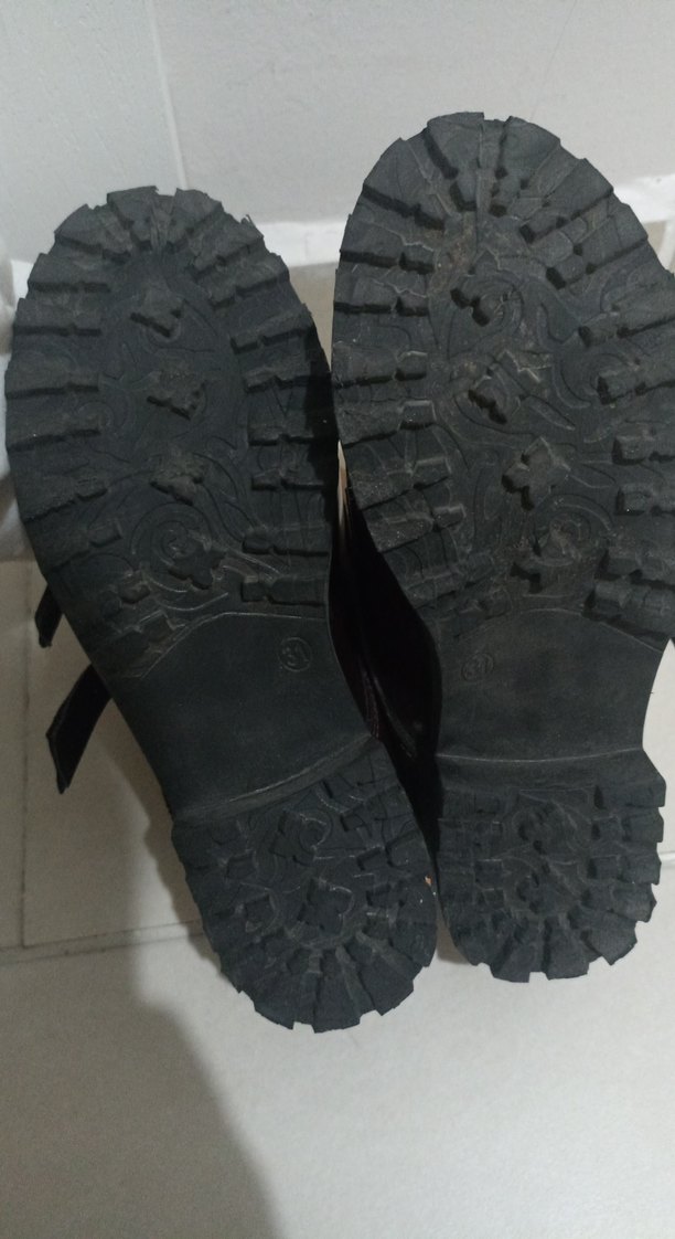 Bordo Deri Tokalı ErkekKlasik Ayakkabı - Görsel 4