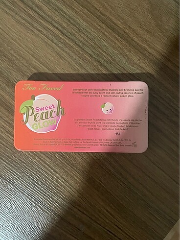  Beden Renk Too faced yüz paleti