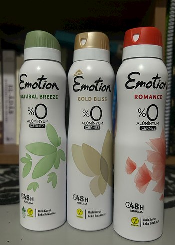 Emotion Kadın Deodorant Seti - 3 Farklı Koku - Görsel 2