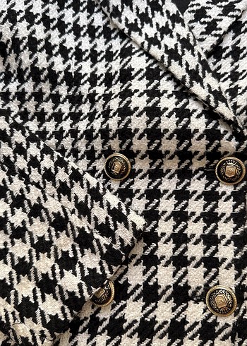 Koton Düğmeli Desenli Kadın Blazer Ceket #blazer #koton