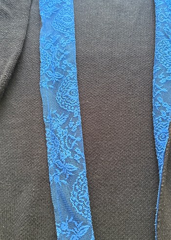 American Vintage Uzun Mavi Gotik Hırka #hırka #vintage
