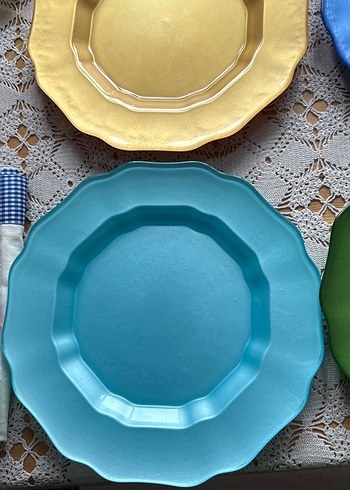 Renkli Bohem Tarzı Tabak Seti #karaca - Görsel 4