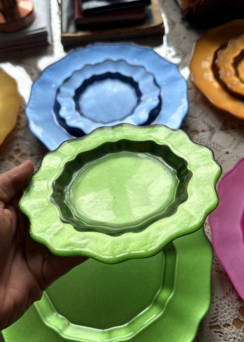 Renkli Bohem Tarzı Tabak Seti #karaca - Görsel 3