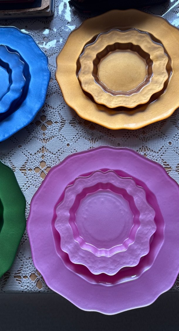 Renkli Bohem Tarzı Tabak Seti #karaca - Görsel 5