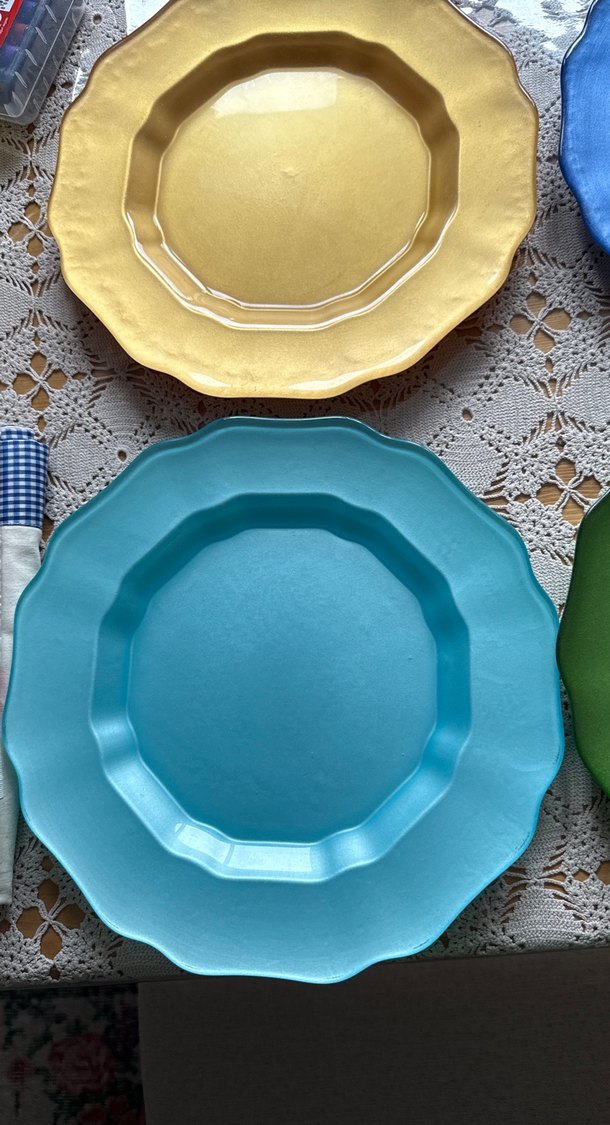 Renkli Bohem Tarzı Tabak Seti #karaca - Görsel 4