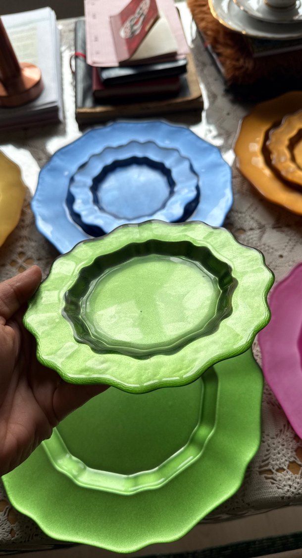 Renkli Bohem Tarzı Tabak Seti #karaca - Görsel 3