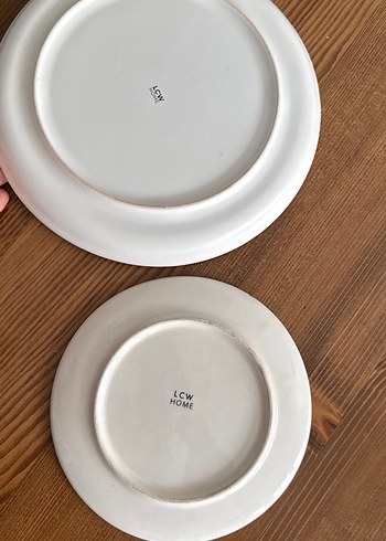 Baskılı Beyaz Tabak Seti - Anı Mesajlı#lcwhome - Görsel 4