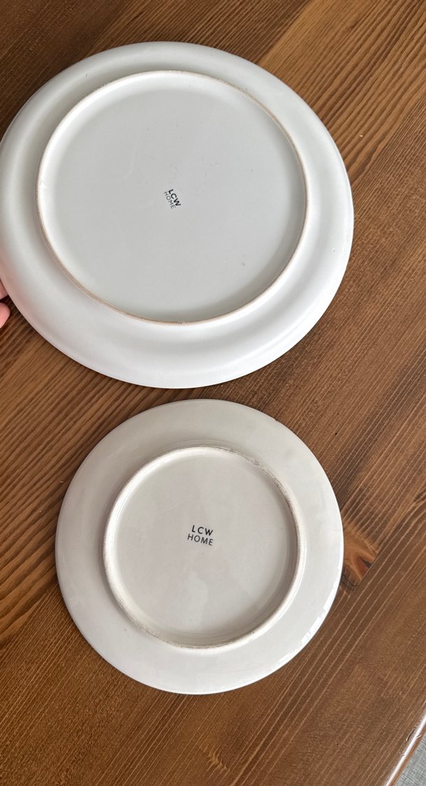 Baskılı Beyaz Tabak Seti - Anı Mesajlı#lcwhome - Görsel 4