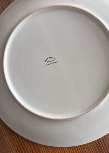 Mavi Çiçek Desenli 4 Parça Tabak Seti - Görsel 5