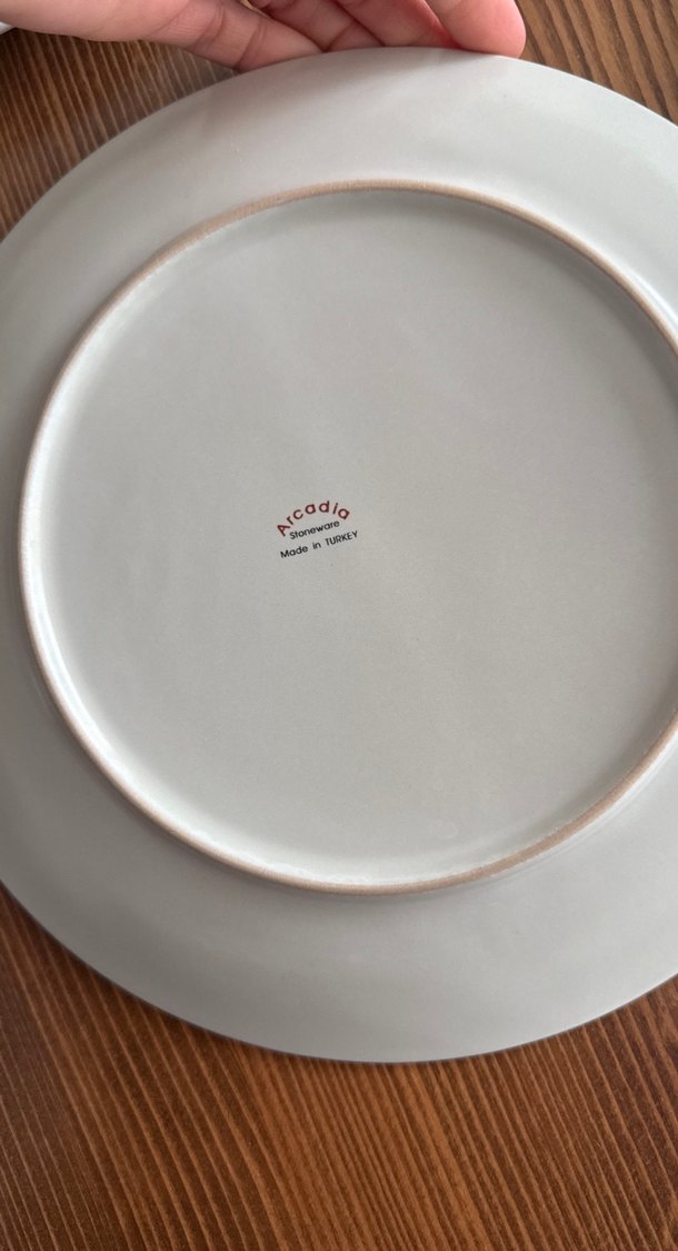 Mavi Çiçek Desenli 4 Parça Tabak Seti - Görsel 5