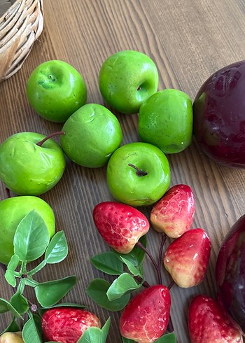 Plastik meyveler #dekorasyon#vintage - Görsel 5