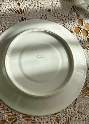 Çiçek Desenli 2li Fincan Tabak Seti#limoges#vintage#antika - Görsel 3