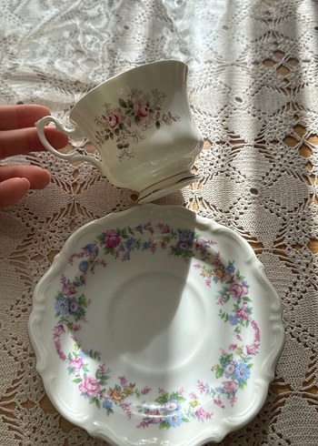 Porselen Fincan ve Tabak#vintage#royalalbert - Görsel 5