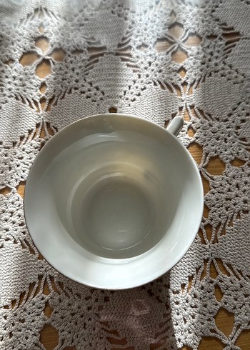 Çiçek ve Kuş Desenli Pastel Fincan #limoges#vintage #antika - Görsel 4