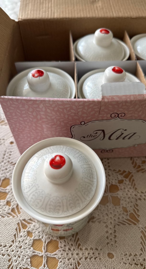 Beyaz Seramik Baharatlık Seti 6'lı #themia #baharatlıktakımı - Görsel 3