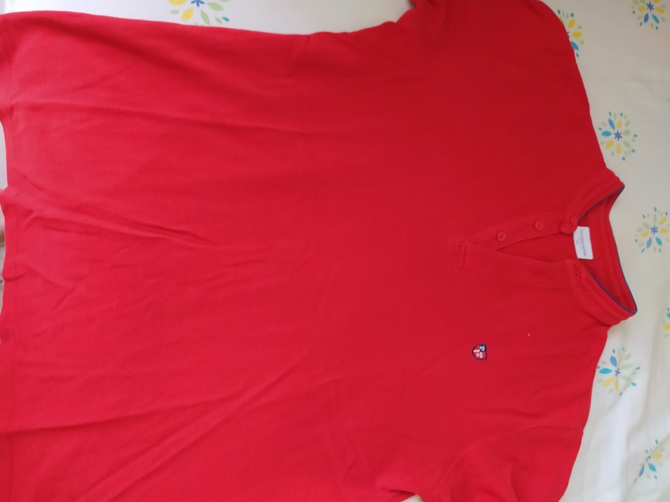 U.S. Polo Assn. Erkek Kırmızı Polo Tişört - Görsel 2