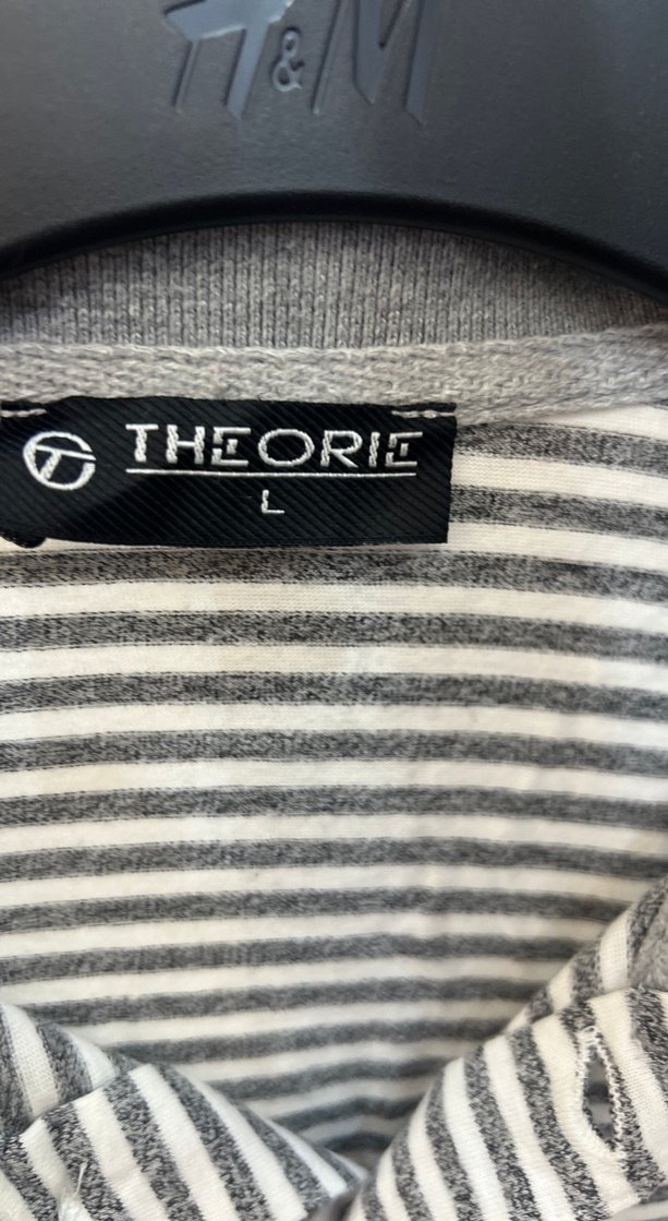 Gri Çizgili Erkek Polo Tişört - Görsel 2