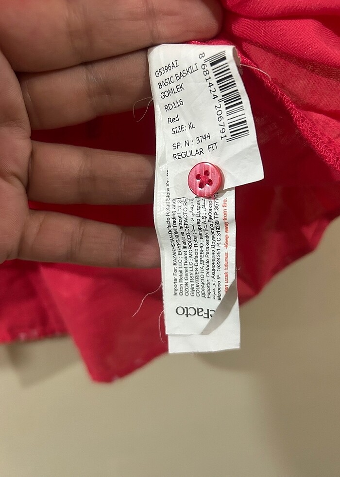 Defacto bayan sıfır kol gömlek XL - Görsel 4