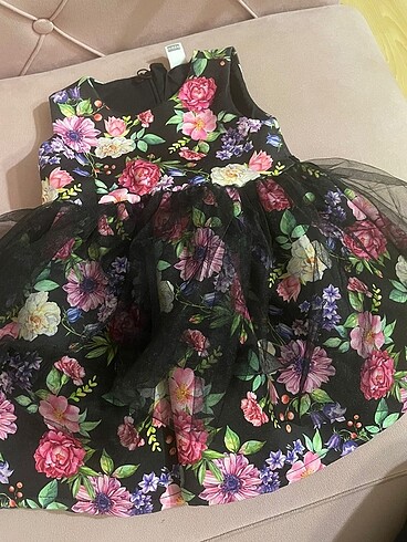 18-24 Ay Beden çeşitli Renk 18\24 aylık için çiçekli elbise