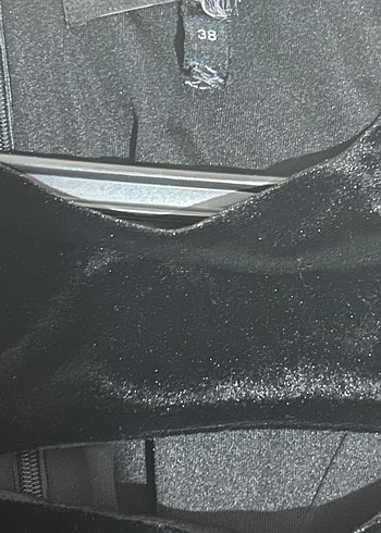 Siyah Uzun Kollu Drapeli Kadın Elbise - Görsel 5