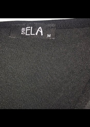 Siyah V Yaka Uzun Abiye Elbise - Görsel 4