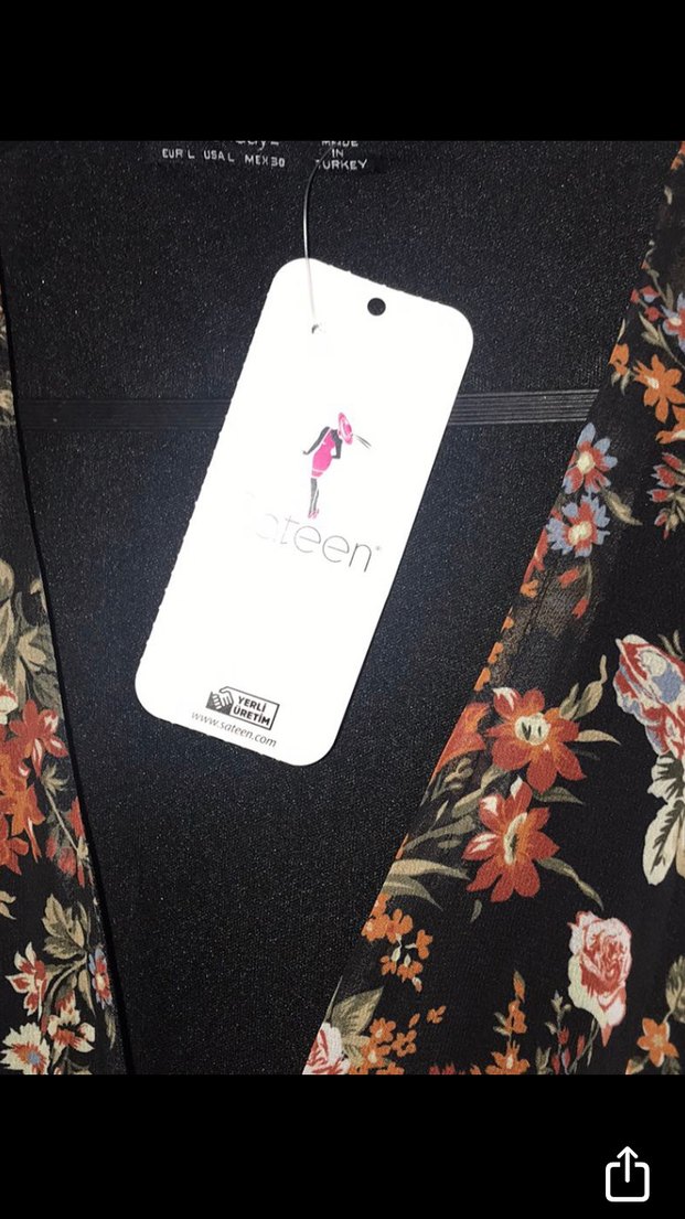 Uzun Kollu, Kemerli Bohem Kadın Elbise(ETİKETLİ) - Görsel 3