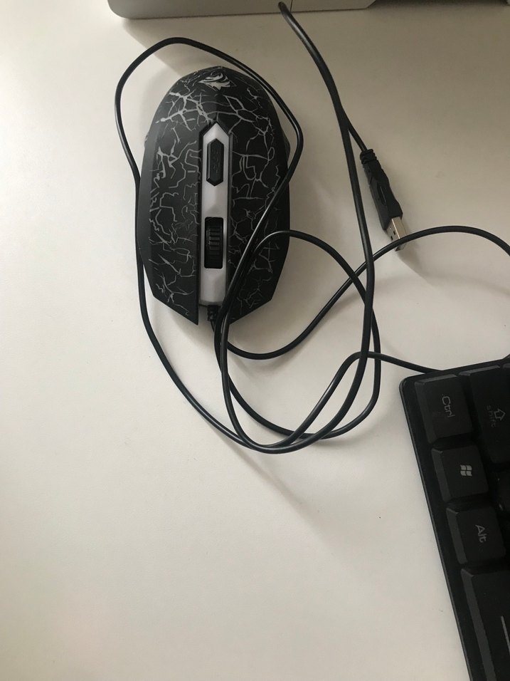Kablolu Siyah Oyuncu Mouse - Görsel 2