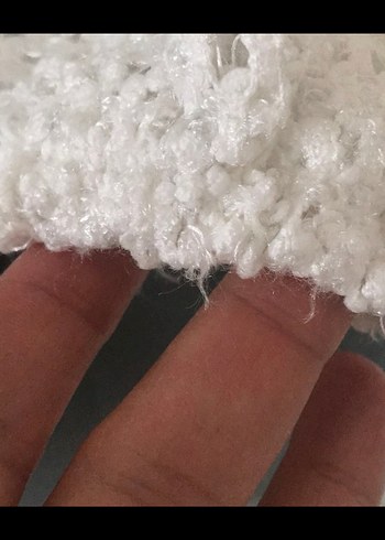 Dantel Detaylı Beyaz Uzun Kollu Kadın Hırka - Görsel 6