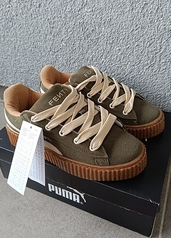 39 Beden haki Renk Puma Fenty Spor Ayakkabı