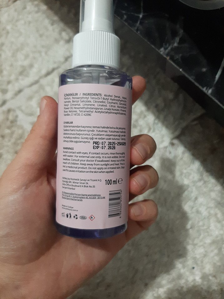 Ashley Joy Saffron Kadın Kolonyası 100 ml - Görsel 3