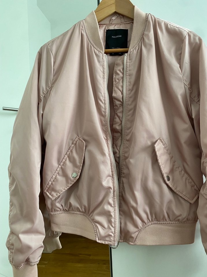 Pull&Bear Bej Midi Kadın Ceket - Görsel 3