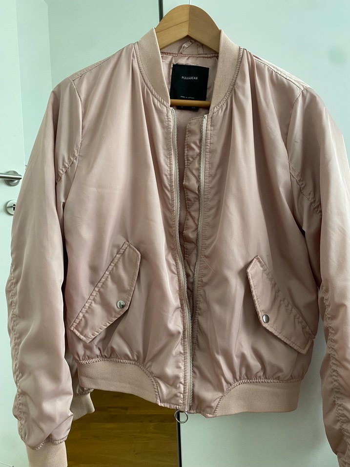 Pull&Bear Bej Midi Kadın Ceket - Görsel 4